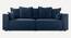 Flycon 3 Seater Pull Out Sofa Cum Bed In Blue Colour (Blue) by Urban Ladder - Design 1 Side View - 853631
