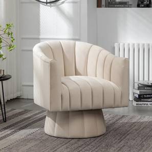home lifestylez Morrow Accent Chair in Cream Colour-picture-11