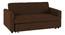 Medas 3 Seater Pull Out Sofa Cum Bed In Black Colour (Brown) by Urban Ladder - Design 1 Side View - 853645