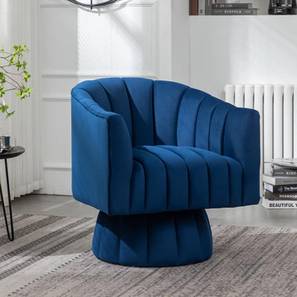 home lifestylez Morrow Accent Chair in Navy Blue Colour-picture-20