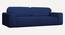 Parega 3 Seater Pull Out Sofa Cum Bed In Blue Colour (Navy Blue) by Urban Ladder - Design 1 Side View - 853655