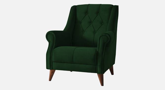 Joplin Accent Chair in Yellow Colour (Green) by Urban Ladder - Design 1 Side View - 853669