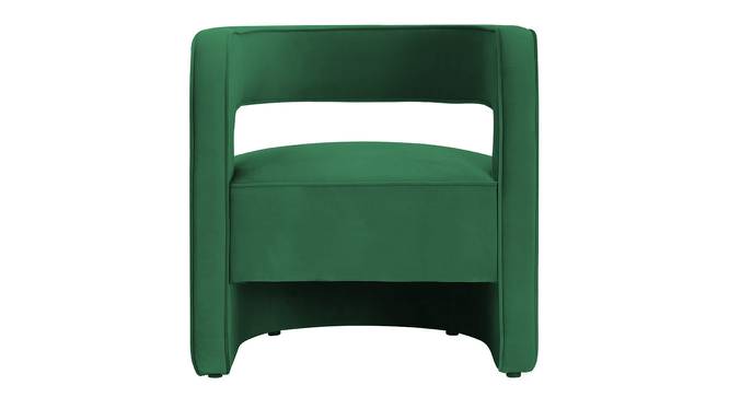 Jordy Accent Chair in Maroon Colour (Green) by Urban Ladder - Design 1 Side View - 853689
