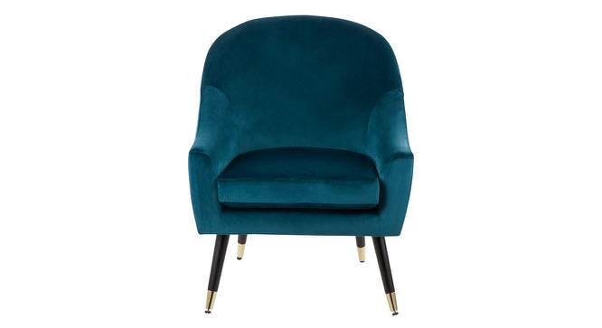 Matisse Accent Chair in Grey Colour (Teal Blue) by Urban Ladder - Design 1 Side View - 853696