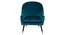 Matisse Accent Chair in Grey Colour (Teal Blue) by Urban Ladder - Design 1 Side View - 853696