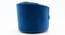 Marius Swivel Solid Wood Round Chair in Orange Colour (Navy Blue) by Urban Ladder - Rear View Design 1 - 853717