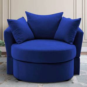 Cloro Accent Chair in Navy Blue Colour-image-21