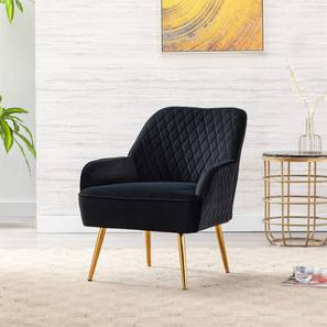 Accent Chairs In Thiruvananthapuram Design Ellie Accent Chair in Black Colour