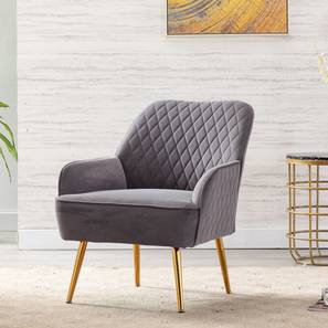 Ellie Accent Chair in Grey Colour-image-27