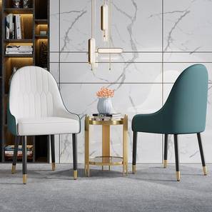 Danja Accent Chair in Cream & Blue Colour-image-5