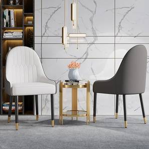 home lifestylez Danja Accent Chair in Cream & Grey Colour-picture-14