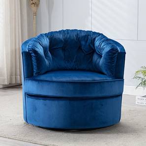 Marius Accent Chair in Navy Blue Colour-image-20