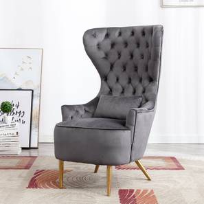 Jayeh Accent Chair in Grey Colour-image-39