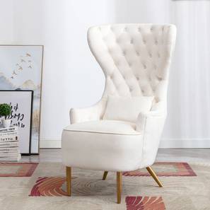 home lifestylez Jayeh Accent Chair in Cream Colour-picture-20