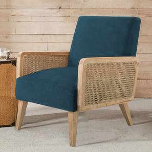 Accent Chairs In Gurgaon Design Evant Accent Chair in Teal Blue Colour