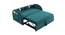 Jayen 3 Seater Pull Out Sofa Cum Bed In Grey Colour (Teal Blue) by Urban Ladder - Ground View Design 1 - 853944