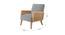 Evant Ratan Accent Chair in Green Colour (Teal Blue) by Urban Ladder - Ground View Design 1 - 853947
