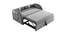 Jayen 3 Seater Pull Out Sofa Cum Bed In Grey Colour (Grey) by Urban Ladder - Ground View Design 1 - 853953