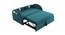 Jayen 2 Seater Pull Out Sofa Cum Bed In Grey Colour (Teal Blue) by Urban Ladder - Ground View Design 1 - 853955