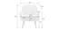 Ellie Accent Chair in Yellow Colour (Teal Blue) by Urban Ladder - Ground View Design 1 - 853982