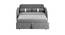 Jayen 3 Seater Pull Out Sofa Cum Bed In Grey Colour (Grey) by Urban Ladder - Design 1 Side View - 854101