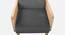 Evant Ratan Accent Chair in Green Colour (Dark Grey) by Urban Ladder - Design 1 Side View - 854111