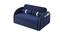 Jayen 2 Seater Pull Out Sofa Cum Bed In Grey Colour (Navy Blue) by Urban Ladder - Front View Design 1 - 854144