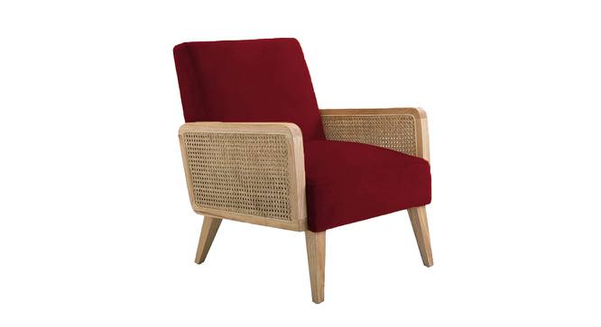 Evant Ratan Accent Chair in Green Colour (Maroon) by Urban Ladder - Front View Design 1 - 854162