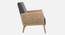 Evant Ratan Accent Chair in Green Colour (Dark Grey) by Urban Ladder - Ground View Design 1 - 854178