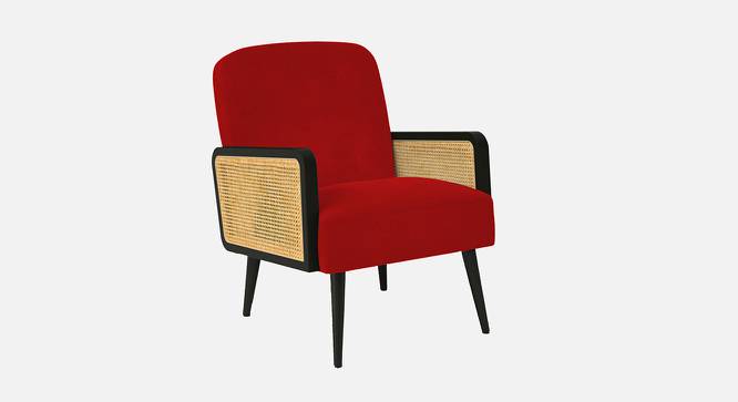 Haden Ratan Accent Chair in Cream Colour (Red) by Urban Ladder - Front View Design 1 - 854179