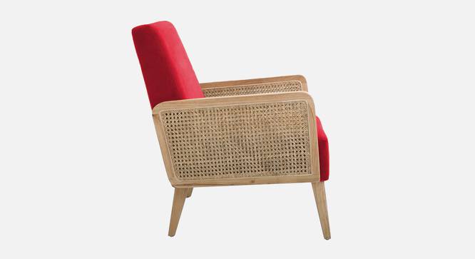 Evant Ratan Accent Chair in Green Colour (Red) by Urban Ladder - Ground View Design 1 - 854185