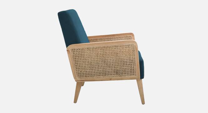 Evant Ratan Accent Chair in Green Colour (Teal Blue) by Urban Ladder - Ground View Design 1 - 854190