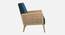 Evant Ratan Accent Chair in Green Colour (Teal Blue) by Urban Ladder - Ground View Design 1 - 854190