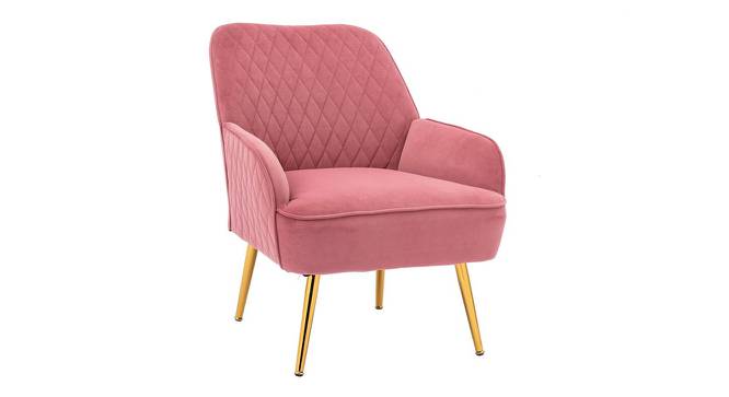Ellie Accent Chair in Yellow Colour (Pink) by Urban Ladder - Front View Design 1 - 854217