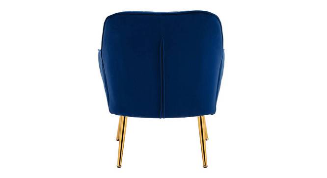 Ellie Accent Chair in Yellow Colour (Navy Blue) by Urban Ladder - Ground View Design 1 - 854228
