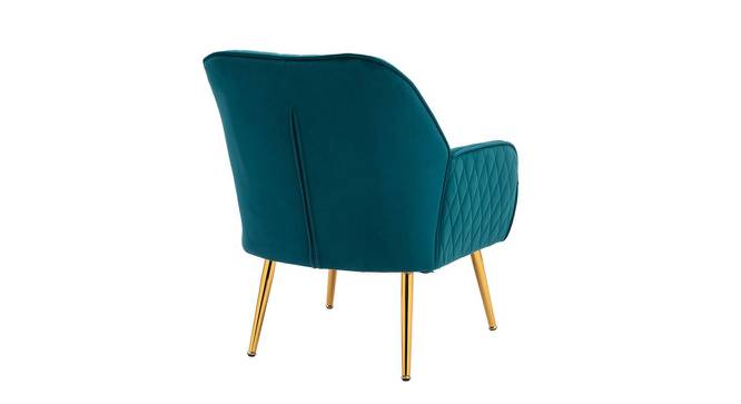 Ellie Accent Chair in Yellow Colour (Teal Blue) by Urban Ladder - Ground View Design 1 - 854232