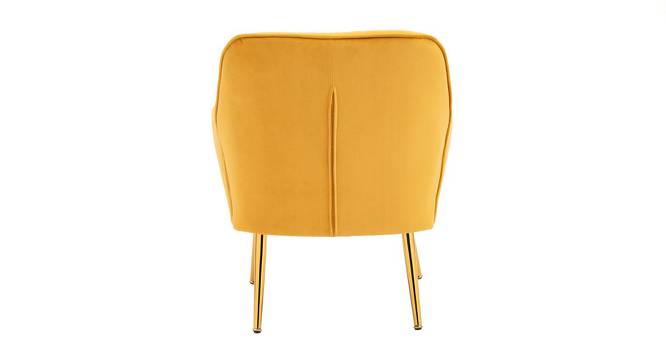 Ellie Accent Chair in Yellow Colour (Yellow) by Urban Ladder - Ground View Design 1 - 854234