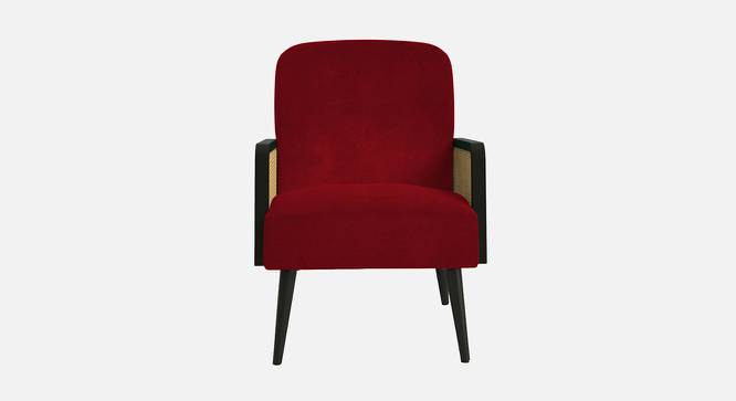 Haden Ratan Accent Chair in Cream Colour (Maroon) by Urban Ladder - Design 1 Side View - 854236