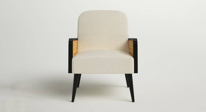 Haden Ratan Accent Chair in Cream Colour (Cream) by Urban Ladder - Design 1 Side View - 854241