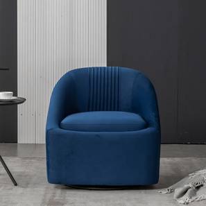 Chrishun Accent Chair in Navy Blue Colour-image-9