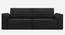 Cacef 3 Seater Pull Out Sofa Cum Bed ith storage In Tourquise Colour (Black) by Urban Ladder - Design 1 Side View - 854393