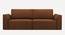 Cacef 3 Seater Pull Out Sofa Cum Bed ith storage In Tourquise Colour (Brown) by Urban Ladder - Design 1 Side View - 854395