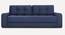 Calliro 3 Seater Pull Out Sofa Cum Bed with storage In Navy Blue Colour (Navy Blue) by Urban Ladder - Design 1 Side View - 854418