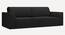 Cacef 3 Seater Pull Out Sofa Cum Bed ith storage In Tourquise Colour (Black) by Urban Ladder - Front View Design 1 - 854457