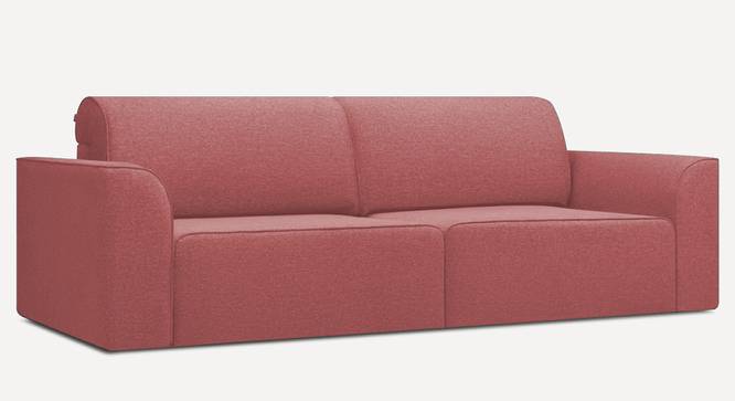 Cacef 3 Seater Pull Out Sofa Cum Bed ith storage In Tourquise Colour (Pink) by Urban Ladder - Front View Design 1 - 854468