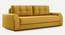 Calliro 3 Seater Pull Out Sofa Cum Bed with storage In Navy Blue Colour (Yellow) by Urban Ladder - Front View Design 1 - 854473