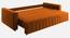 Beliss 3 Seater Pull Out Sofa Cum Bed ith storage In Orange Colour (Orange) by Urban Ladder - Ground View Design 1 - 854480