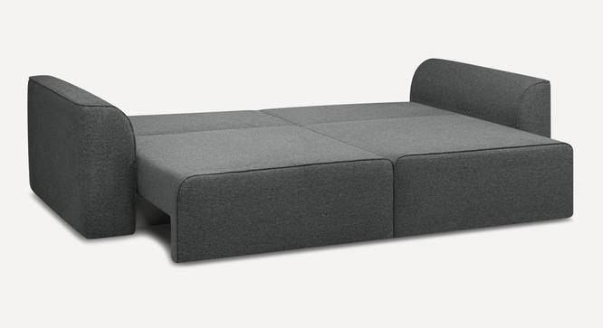 Cacef 3 Seater Pull Out Sofa Cum Bed ith storage In Tourquise Colour (Grey) by Urban Ladder - Ground View Design 1 - 854489