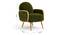 Derel Accent Chair in Pink Colour (Mint Green) by Urban Ladder - Ground View Design 1 - 854511