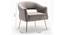 Carl Accent Chair in Yellow Colour (Orange) by Urban Ladder - Ground View Design 1 - 854529